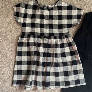 Zara checkered dress 6